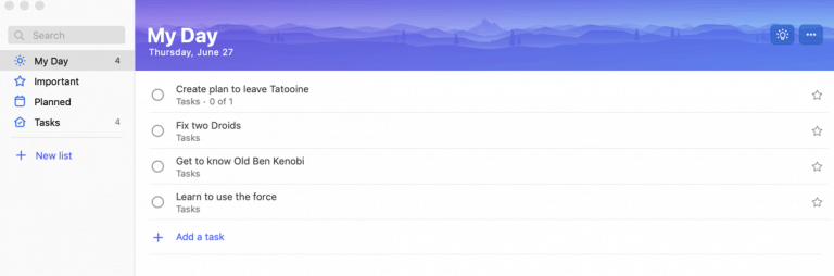 Microsoft To-Do App for MacOS – An Illustrated Guide