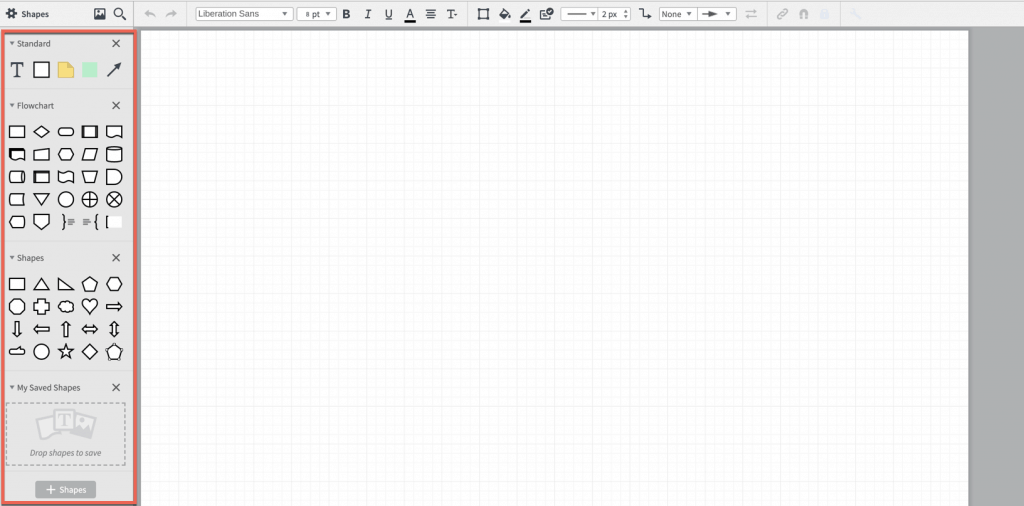 how can i make a longer line on my org chart in lucidchart
