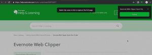 how to use evernote web clipper