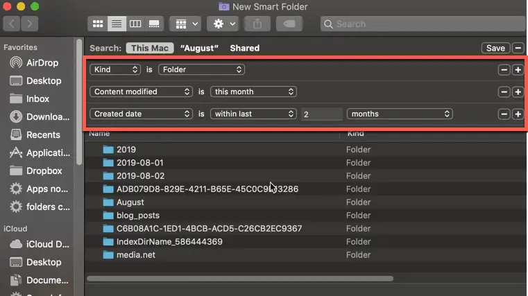 A Guide To Using Smart Folders On Macos The Productive Engineer