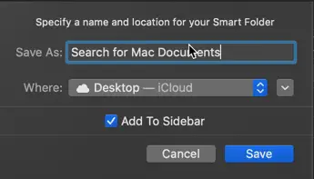 smart search on mac