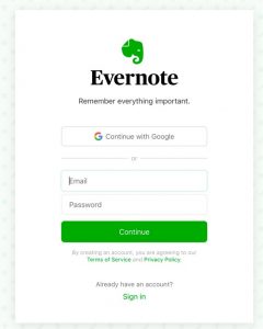 evernote subscription plans
