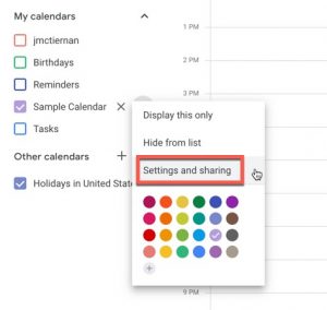 importing google calendar to notion