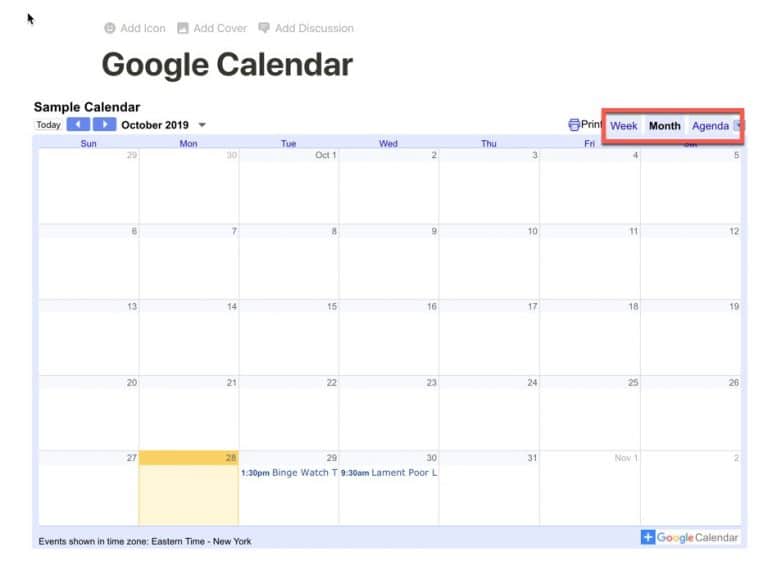 importing google calendar to notion
