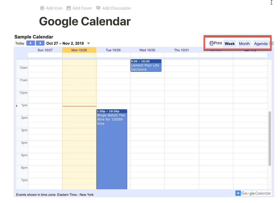 How To Embed Google Calendar Into Notion