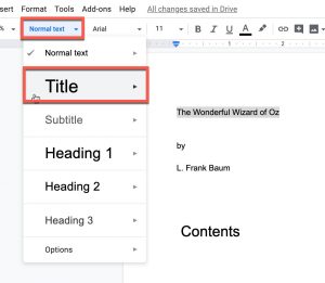 How to Use the Google Docs Outline Tool with Screenshots and Video ...