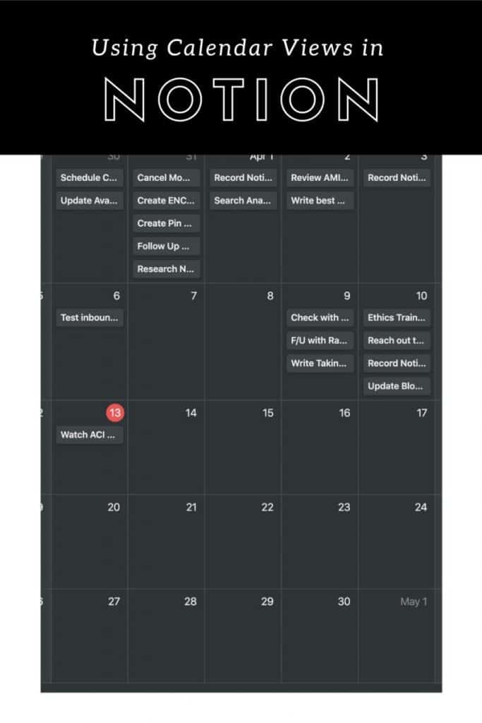 How to Use Calendar View in Notion with Screenshots The Productive