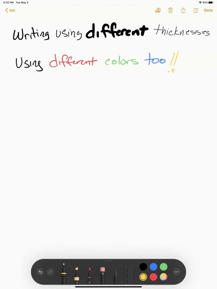 apple pencil not working on goodnotes