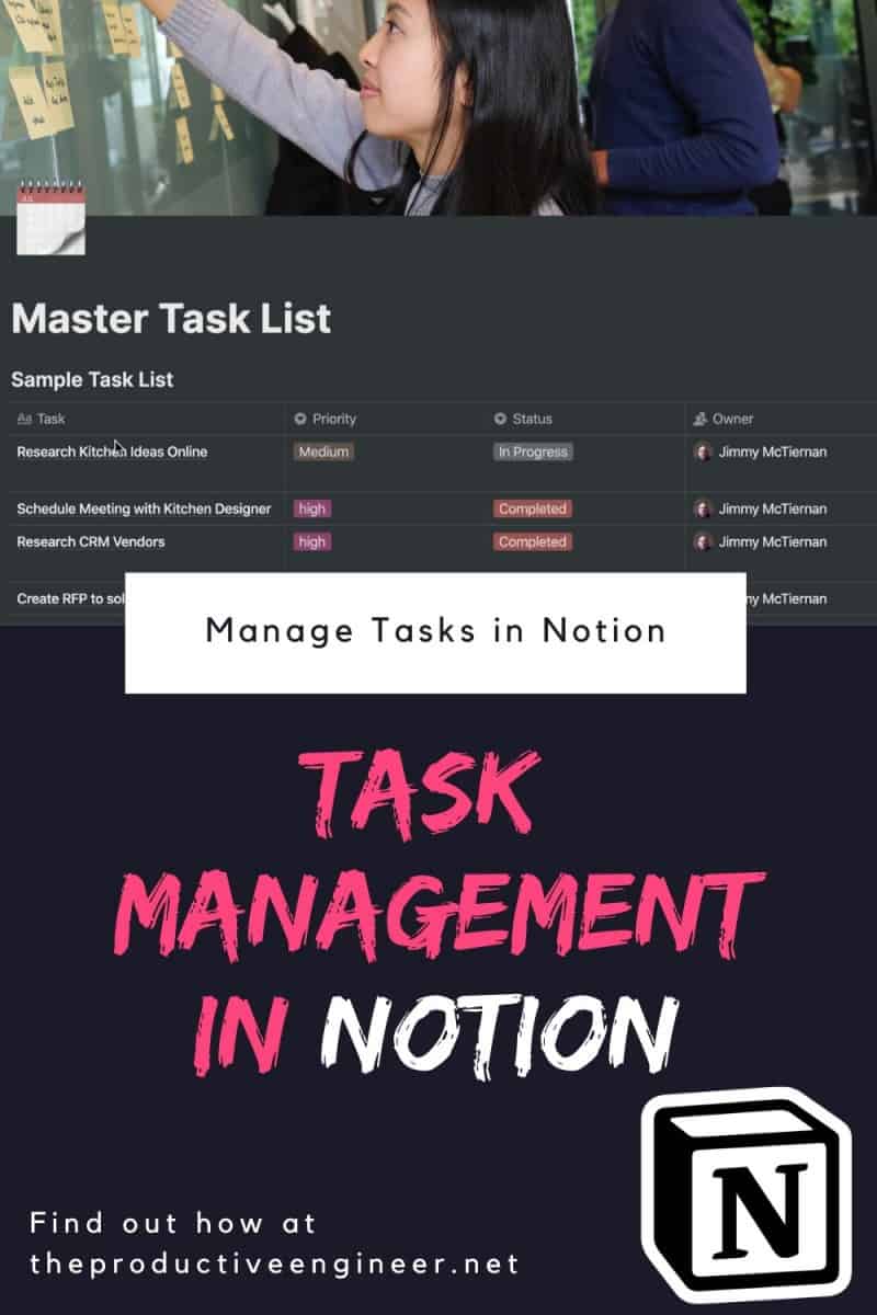 Task Management in Notion The Productive Engineer