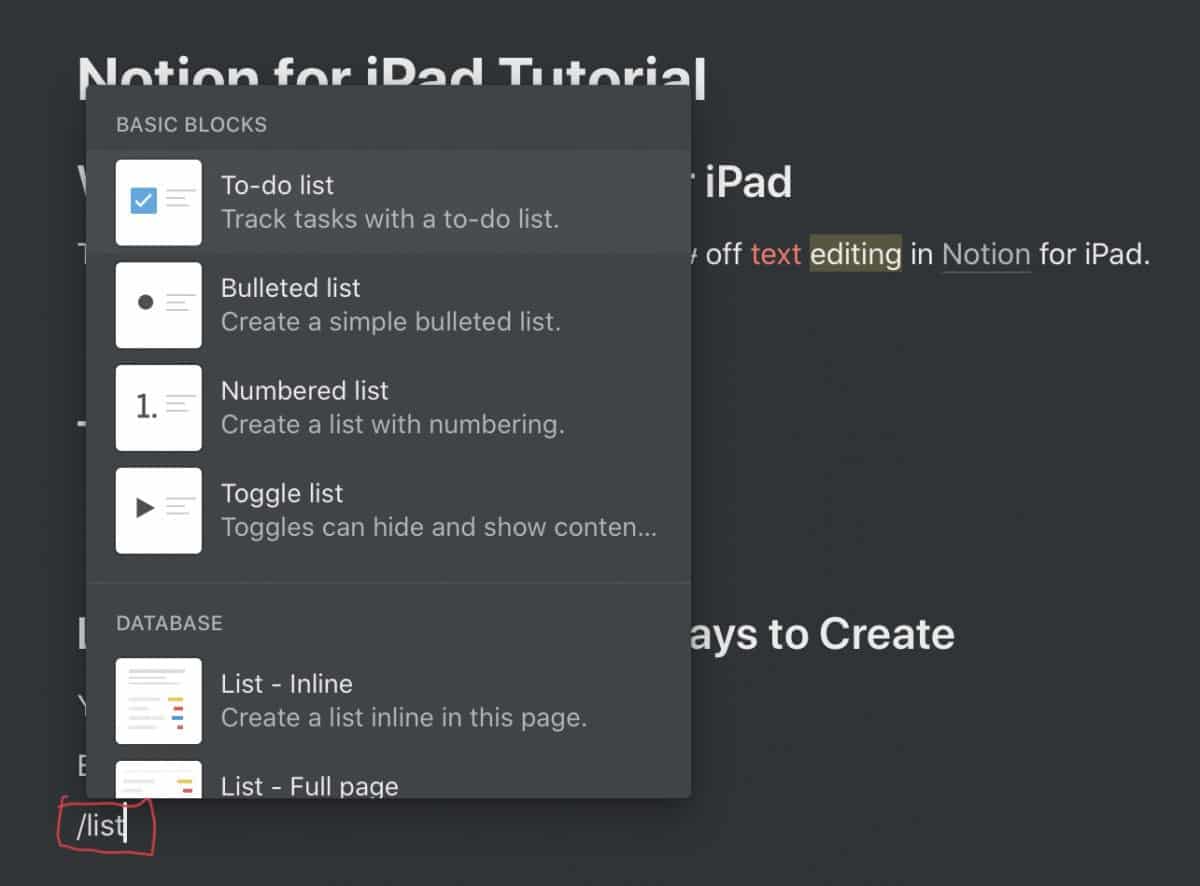 Notion for iPad The Definitive Guide with Video and Screenshots The