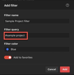 todoist filters and labels