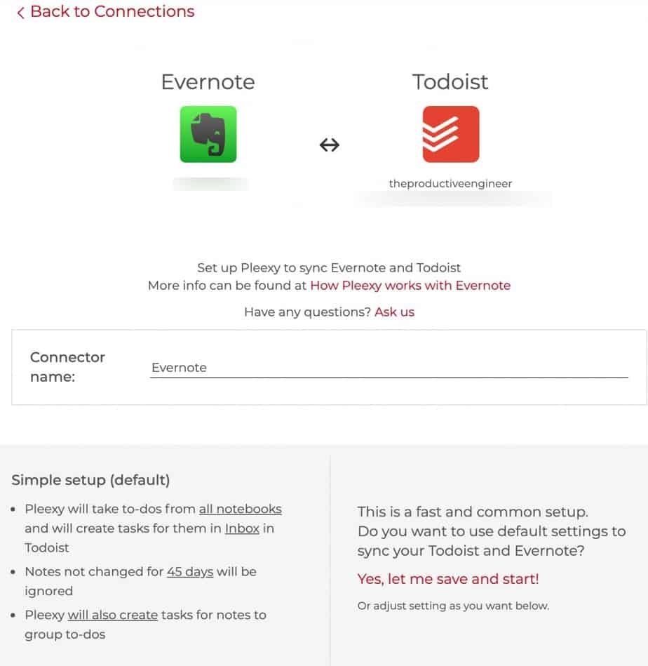 evernote and todoist