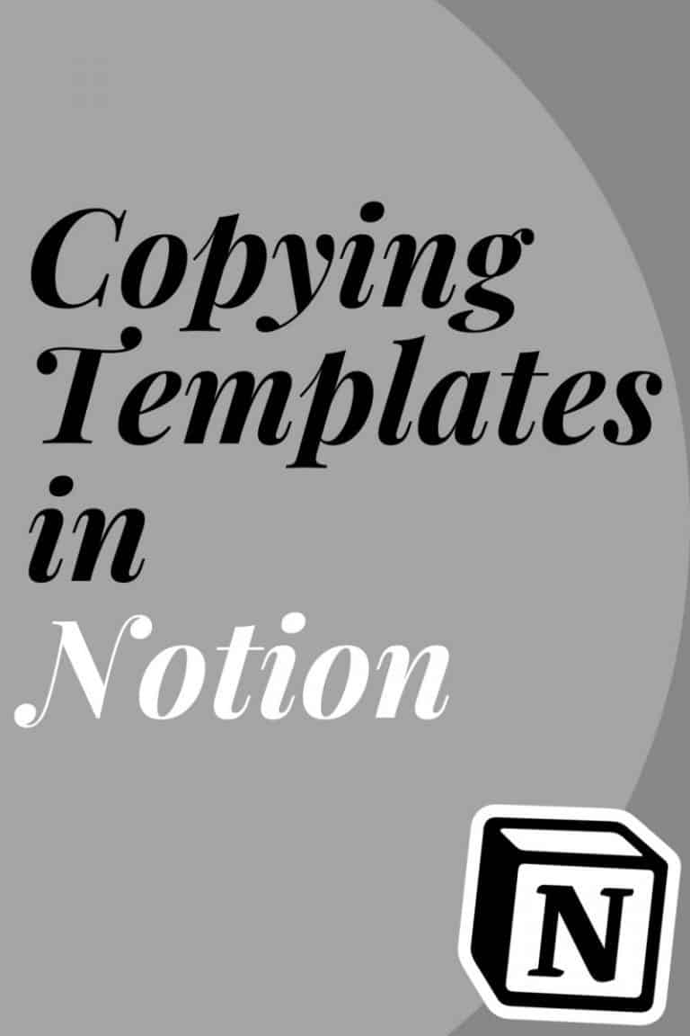 how to copy templates in Notion The Productive Engineer