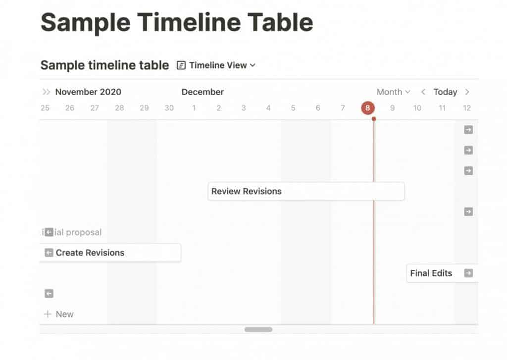 Timeline View in Notion Detailed Guide The Productive Engineer