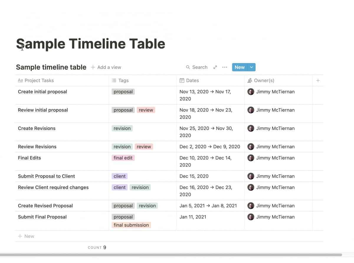 Timeline View in Notion Detailed Guide The Productive Engineer