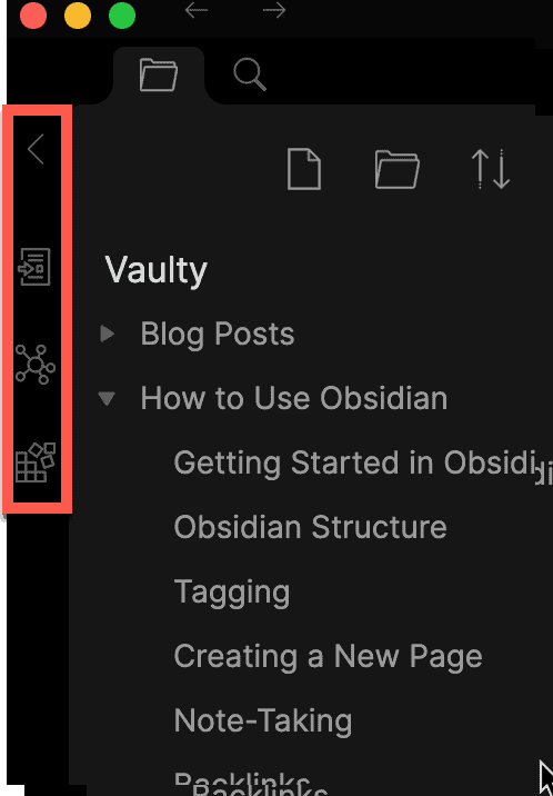 obsidian note taking system