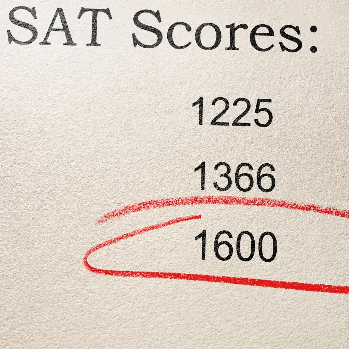image of SAT scores