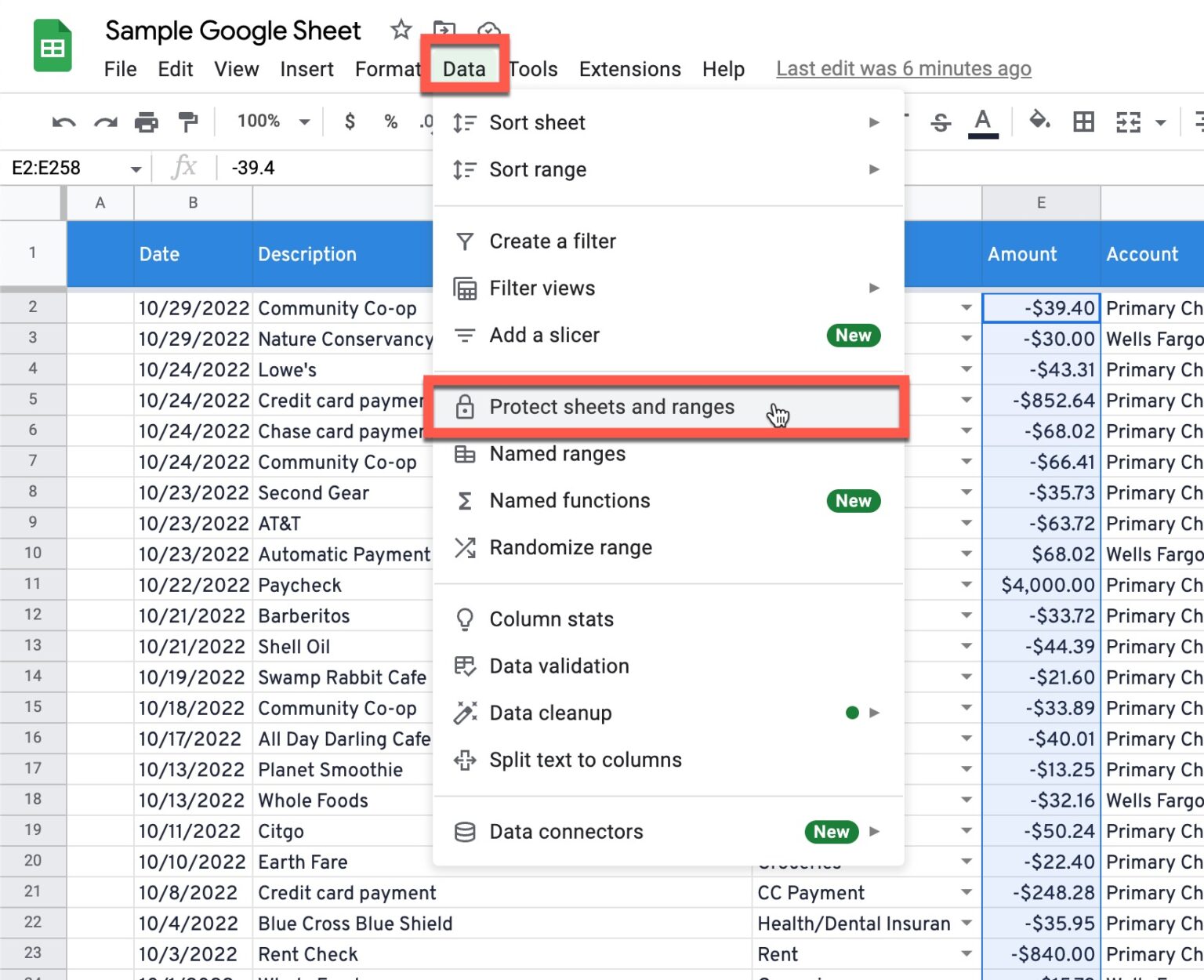 how-to-lock-cells-in-google-sheets-howchoo-riset