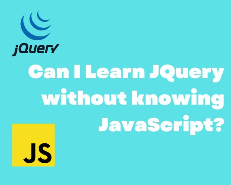 Can I Learn JQuery without knowing JavaScript? — Simplifying jQuery for Non-Programmers